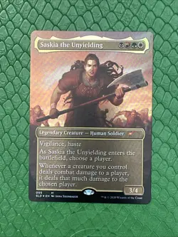 Saskia the Unyielding SLD FOIL NM fun way to justify attacking the defenseless - Image 1