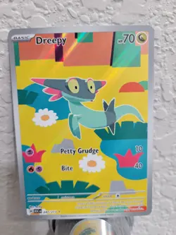New 2026 Pokemon Ascended Heroes Illustration Rare Dreepy card #247/217 - Image 1