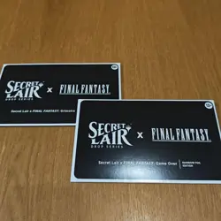 Magic The Gathering Secret Lair FINAL FANTASY Rainbow Foil Edition Card Set - Image 1