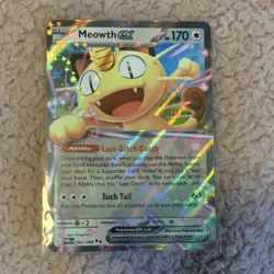 Pokemon Perfect Order Meowth EX 062/088 Rare Holo 2026 TCG Card English - Image 1