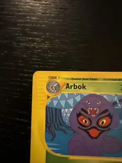 Pokemon Arbok Non-Holo Rare Card 35/165 2002 Expedition Base Set - Image 2