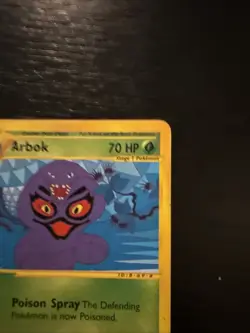 Pokemon Arbok Non-Holo Rare Card 35/165 2002 Expedition Base Set - Image 5