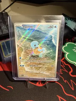 Pokemon Squirtle Holo Card TCG SV Scarlet & Violet 151 Series 170/165 - Image 1