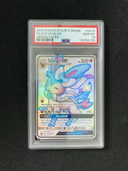 Pokemon PSA 10 Sylveon GX SV76/SV94 Sun&Moon Hidden Fates Shiny Vault Mint IO35 - Image 1