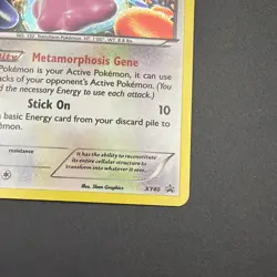 Pokemon TCG Ditto Black Star Promo Holo Card XY40 - Image 2
