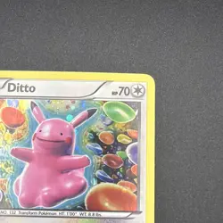 Pokemon TCG Ditto Black Star Promo Holo Card XY40 - Image 3