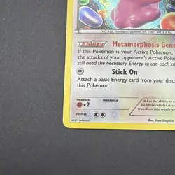 Pokemon TCG Ditto Black Star Promo Holo Card XY40 - Image 5