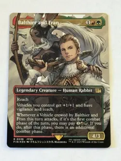 Balthier and Fran (0538) (Borderless) (Surge Foil) Final Fantasy Foil - Image 2