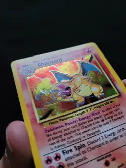 Pokemon TCG Charizard Base Set Holo Unlimited Rare Card 4/102 LP/MP💥💥💥💥💥💥 - Image 3