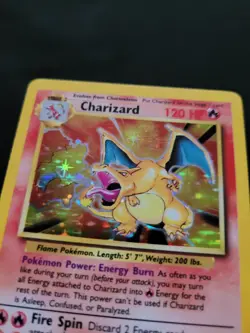 Pokemon TCG Charizard Base Set Holo Unlimited Rare Card 4/102 LP/MP💥💥💥💥💥💥 - Image 4