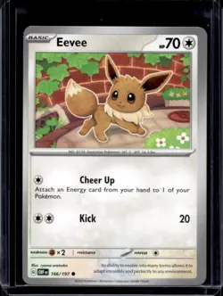 2023 Pokemon SV Obsidian Flames - OBF EN Eevee #166/197 - Image 1