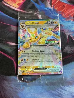 Pokemon Prismatic Evolutions #30/131 Jolteon ex Double Rare Stamped Holo Sealed - Image 1