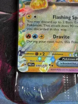 Pokemon Prismatic Evolutions #30/131 Jolteon ex Double Rare Stamped Holo Sealed - Image 4