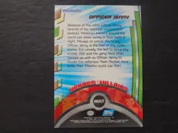 2000 Topps Pokemon TV Series 3 Silver Foil HV17 Officer Jenny Heroes & Villains - Image 2