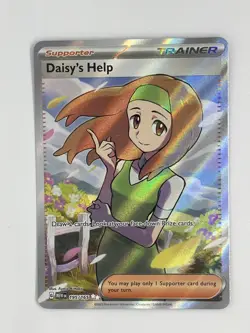 Pokemon Daisy's Help Ultra Rare Full Art 195/165 Scarlet & Violet 151 Holo - Image 1
