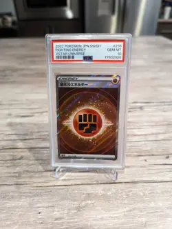 PSA 10 Japanese 256/172 Fighting Energy S12a VSTAR Universe Pokemon Card TCG SR - Image 2