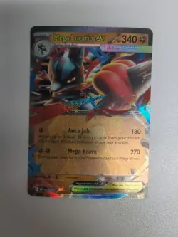 Mega Lucario EX 077/132 - Pokemon TCG Mega Evolution NM - Image 1
