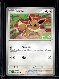 2023 Pokemon SV Obsidian Flames - OBF EN Eevee #166/197 - Image 1