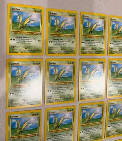 2000 WOTC POKEMON LEAGUE SCYTHER #45 BLACK STAR PROMO LOT OF 18 CARDS UNPLAYED - Image 2