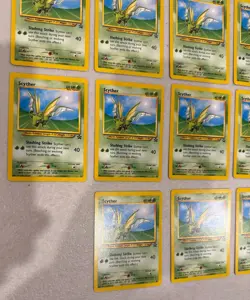 2000 WOTC POKEMON LEAGUE SCYTHER #45 BLACK STAR PROMO LOT OF 18 CARDS UNPLAYED - Image 4