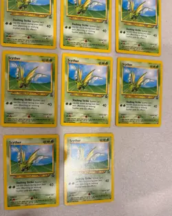 2000 WOTC POKEMON LEAGUE SCYTHER #45 BLACK STAR PROMO LOT OF 18 CARDS UNPLAYED - Image 5