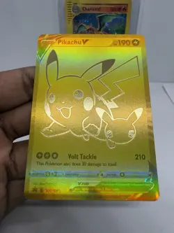 Pokemon TCG - Pikachu V SWSH145 Celebrations - Black Star Promo - NM - Image 3