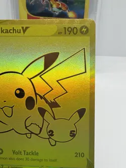Pokemon TCG - Pikachu V SWSH145 Celebrations - Black Star Promo - NM - Image 5
