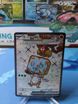 EISCUE EX 210/197 ULTRA RARE OBSIDIAN FLAMES POKEMON NM - Image 1