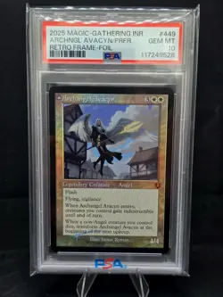 2025 Magic The Gathering Archangel Avacyn Retro Frame Foil PSA 10 - Image 1