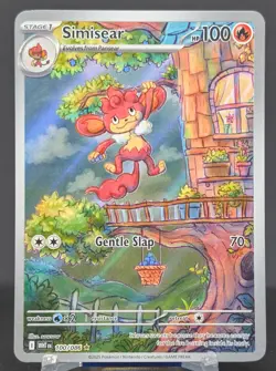 Pokemon Simisear #100/086 English White Flare Illustration Rare - Image 1