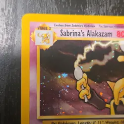 Pokemon Sabrina's Alakazam 16/132 Gym Challenge Holo Rare 2000 Stage 2 80 HP - Image 4