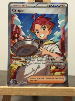 Crispin 164/142 - Illustration Rare - Stellar Crown Pokemon TCG - Image 1