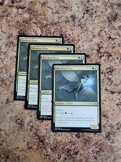 4x Maraleaf Pixie - Throne of Eldraine - NM-Mint - MTG Unplayed Playset - Image 2