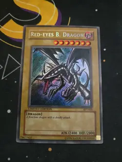 Red-Eyes Black Dragon BPT-005 Secret Rare Promo Yu-Gi-Oh NM+ VERY CLEAN - Image 1