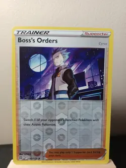 Boss's Orders [NM] - Pokemon TCG Brilliant Stars 132/172 [Reverse Holo Rare] - Image 1