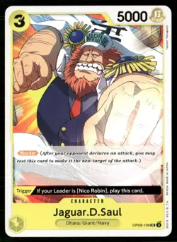 2024 Emperors in the New World Jaguar.D.Saul Character / Yellow/Ohara/Giant/Navy - Image 1