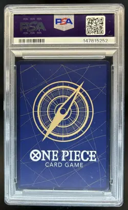 2025 One Piece Bandai Card Games Fest Monkey D Luffy Rare #OP07-073 PSA 10 - Image 2