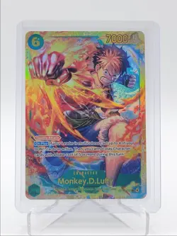 MONKEY D. LUFFY 2025 ONE PIECE CARRYING ON WILL SECRET RARE #OP13-118 Q6736 - Image 1