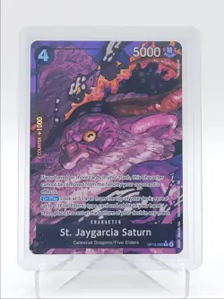 ST. JAYGARCIA SATURN 2025 ONE PIECE CARRYING ON WILL ALT ART #OP13-083 Q6736 - Image 1