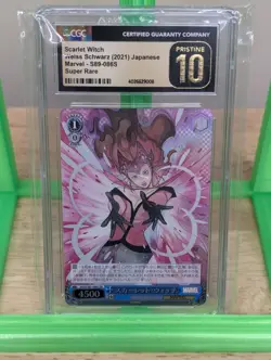 Scarlet Witch S89-086S Marvel Weiss Schwarz Japanese - CGC 10 - Peach Momoko - Image 1