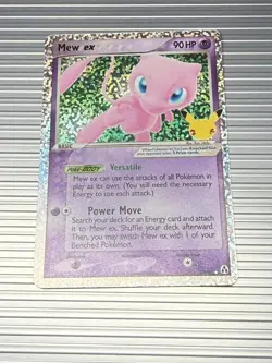 Pokemon TCG Mew EX Celebrations 25th 88/92 NM Mint Holo - Image 1