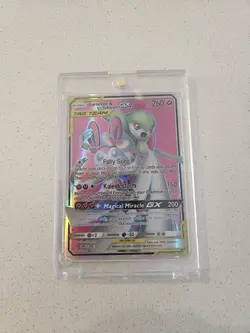 Pokemon TCG Unbroken Bonds Gardevoir Sylveon GX Full Art Holo Card 204/214 - Image 1