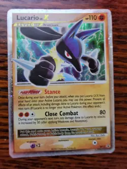 Pokemon TCG Lucario LV.X DP Black Star Promotional DP12 Holo Level Up - PL! - Image 1