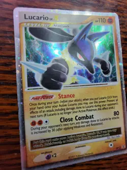Pokemon TCG Lucario LV.X DP Black Star Promotional DP12 Holo Level Up - PL! - Image 2