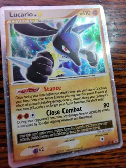Pokemon TCG Lucario LV.X DP Black Star Promotional DP12 Holo Level Up - PL! - Image 3