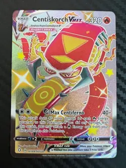 Pokemon TCG Centiskorch VMAX Full Art Shiny Rare SV109/SV122 Shining Fates NM - Image 1