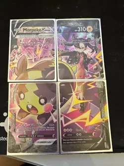 Pokemon TCG Sword Shield Black Star Promo Morpeko V-Union SWSH287-290 - Image 1