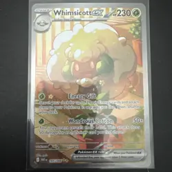 Pokemon Whimsicott EX ENGLISH SIR White Flare #165/086 Special Illustration Rare - Image 1