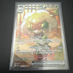 Pokemon Whimsicott EX ENGLISH SIR White Flare #165/086 Special Illustration Rare - Image 2