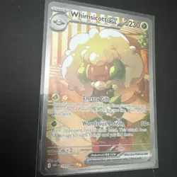 Pokemon Whimsicott EX ENGLISH SIR White Flare #165/086 Special Illustration Rare - Image 3